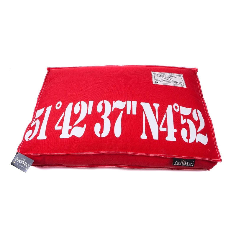 Lex & Max COVER BOXBED NUMBER 51-42 90X65 RED