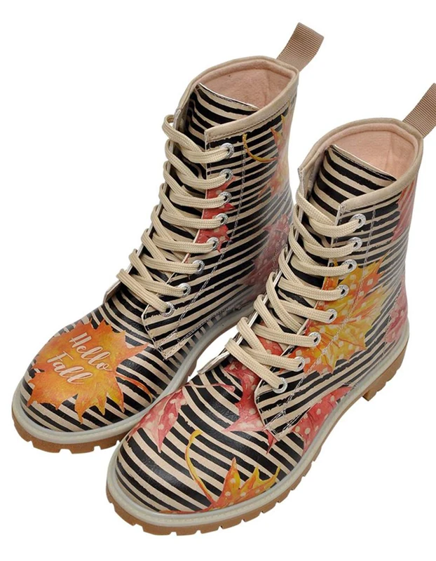 DOGO Women's Long Fashion Boot, Multicoloured, 4.5 UK