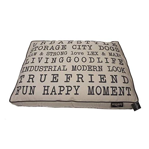 Lex & Max BOXBED TEXT URBAN 75X50 SAND