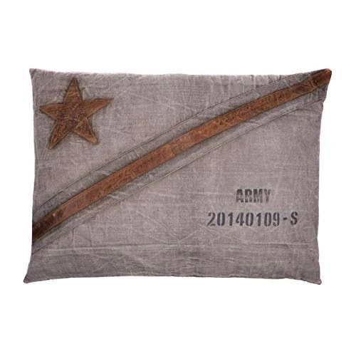 Lex & Max COVER RECT. CANVAS & LEATHER 100X70 SAND