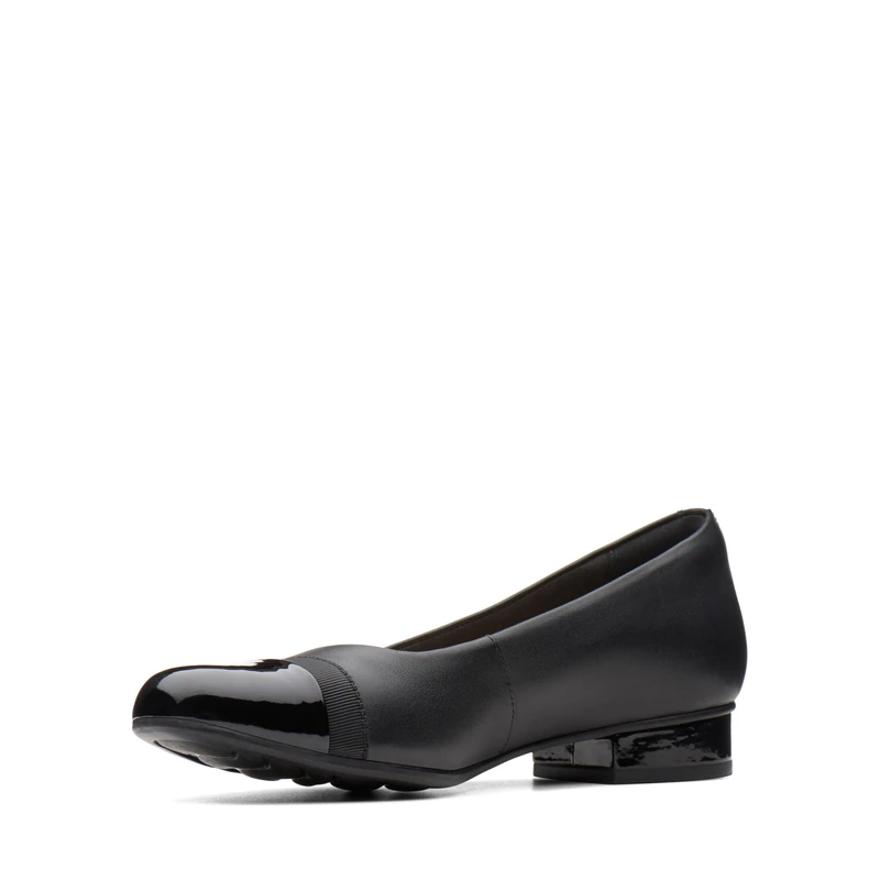 Clarks Women's Juliet Monte Closed Toe Sandals, Black Black Leather Black Leather, 6.5 UK