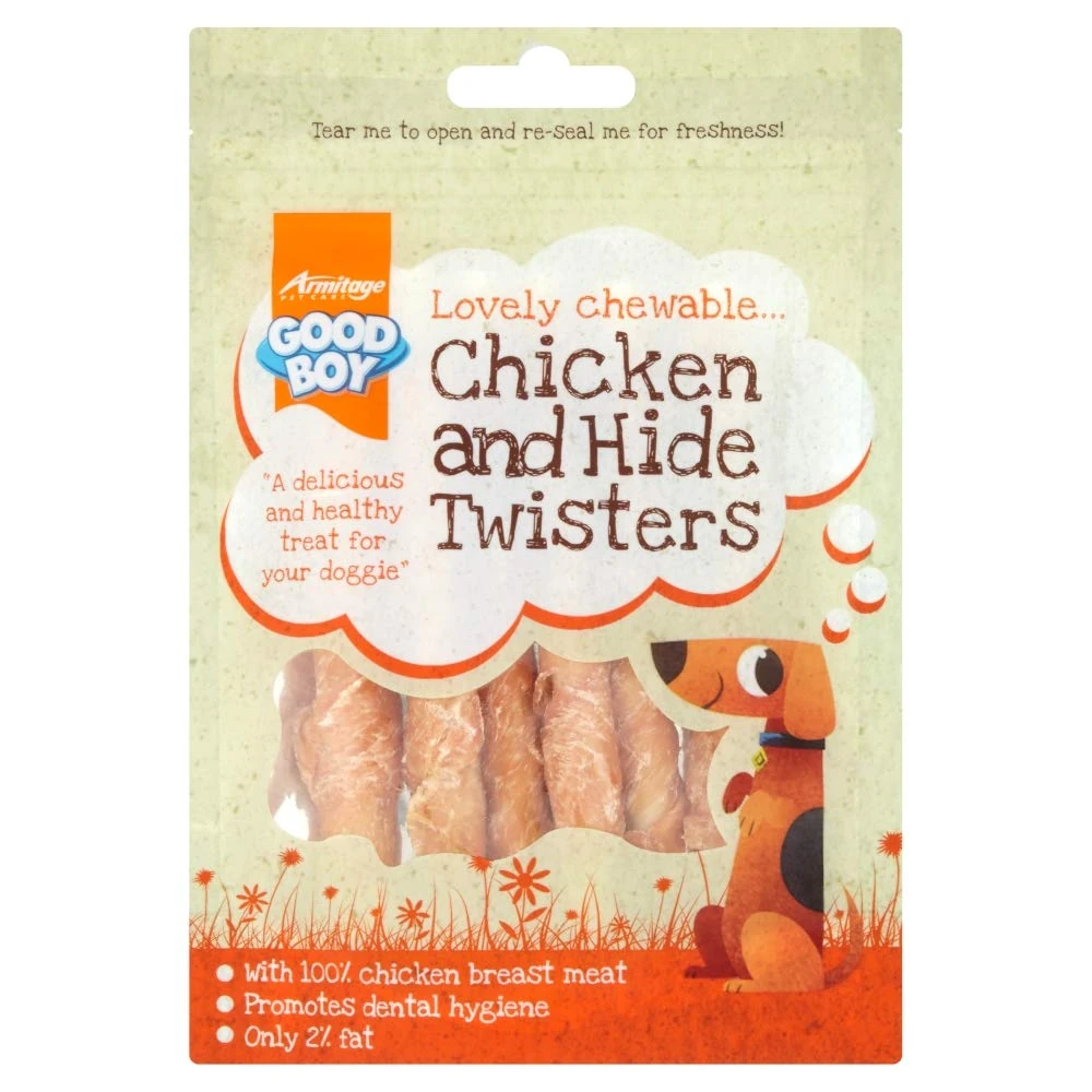 Good Boy Chicken and Hide Twisters, 70g