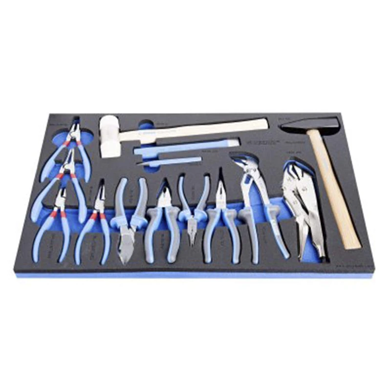 Unior U623936 Set of Bi Pliers & hammer in SOS Tool Tray 14pcs