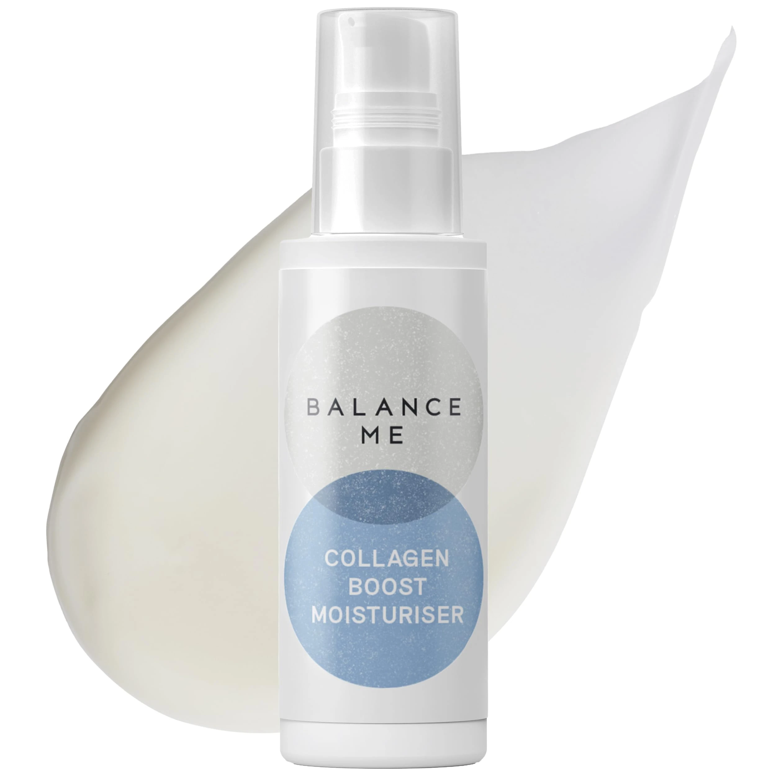 Balance Me Collagen Boost Moisturiser 50ml, Anti Aging Face Cream with Hyaluronic Acid and Peptides, Skin Tightening and Neck Firming for Dry Skin