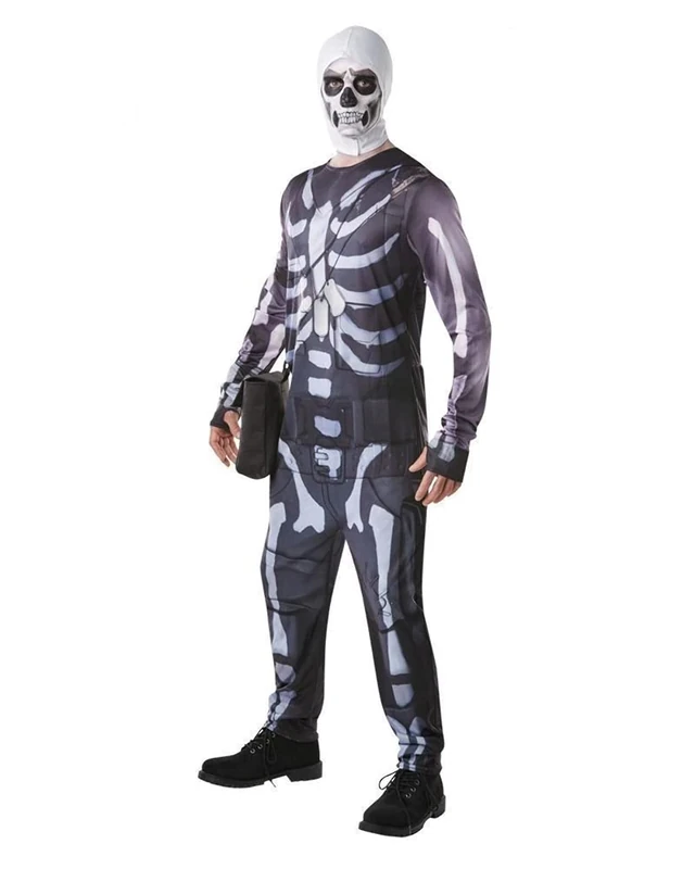 Rubies Official Fortnite Skull Trooper Costume - Size Small - Image 1