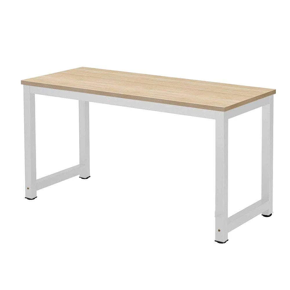 Millhouse Computer Desk for Home Office, Study, Gaming, and Workstation, PC & Laptop Table, Beech-White