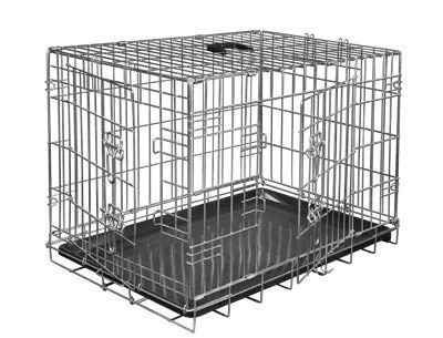 VADIGRAN Classic Folding Metal Cage 61 x 46 x 51 cm for Dogs, Size M