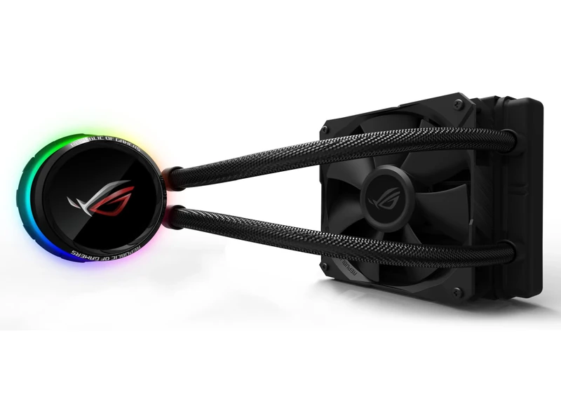 Asus ROG Ryuo 120 CPU Cooler with OLED Display and Aura Sync