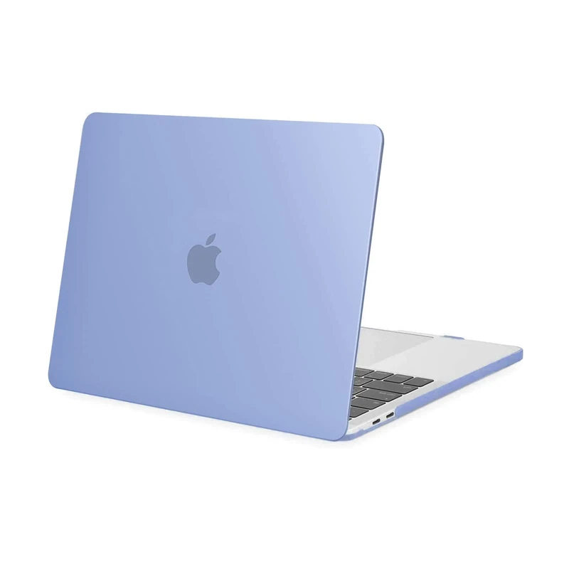 MOSISO Compatible with MacBook Pro 13 inch Case 2026 2025 2024 2023 2022-2016 M2 M1 A2338 A2289 A2251 A2159 A1989 A1706 A1708 with/without Touch Bar, Plastic Hard Shell Case Cover, Serenity Blue