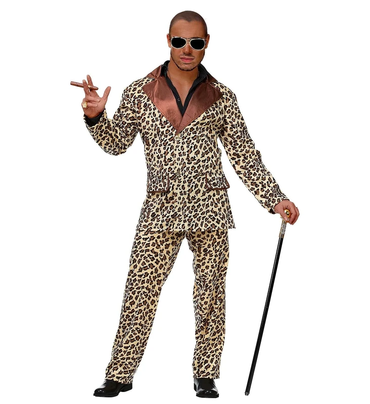 Widmann 85852 Adult Hustler Costume Multi-Coloured