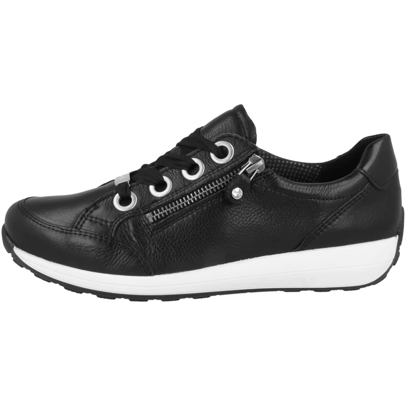ARA Women’s Osaka 1234587 Low-Top Sneakers, Black (Schwarz 01), 7.5 UK