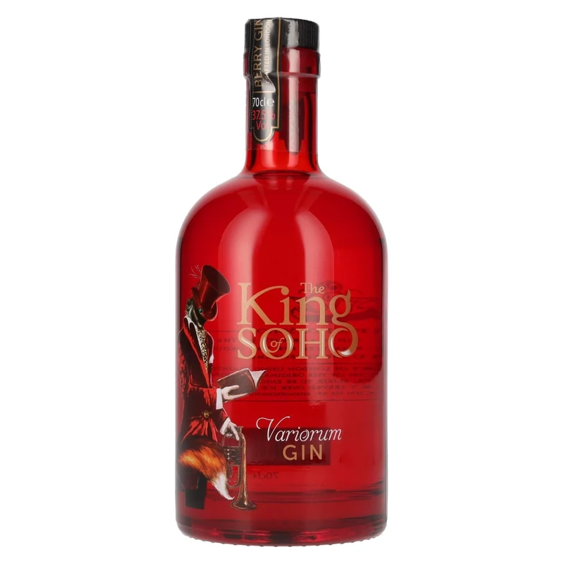 The King of Soho I Variorum Gin I Pink Berry Edition I Inspired by Soho’s literary works I 37.5% Vol. I 700 ml