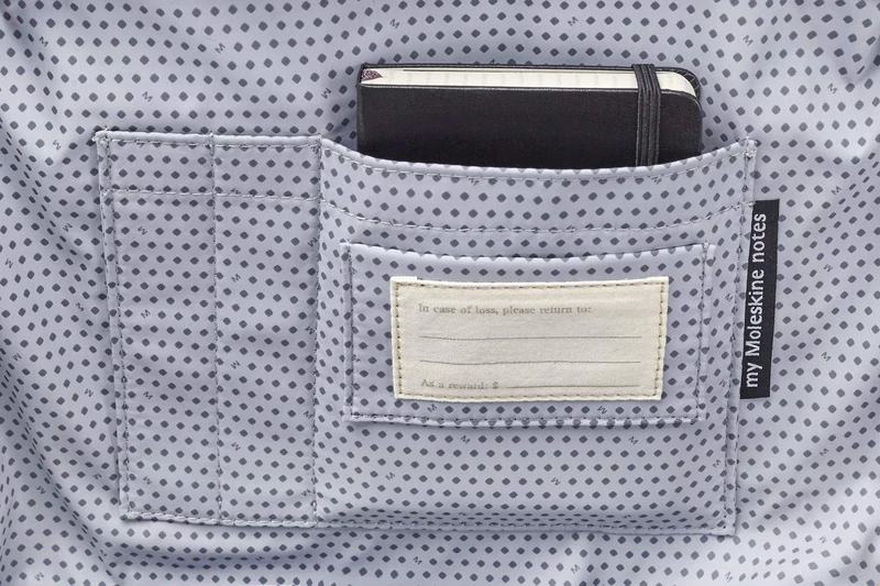 Moleskine Classic Collection Small Backpack, Laptop Compatible Backpack for Laptop, Notebook and iPad up to 13", Dimensions 27x36x9 cm, Black