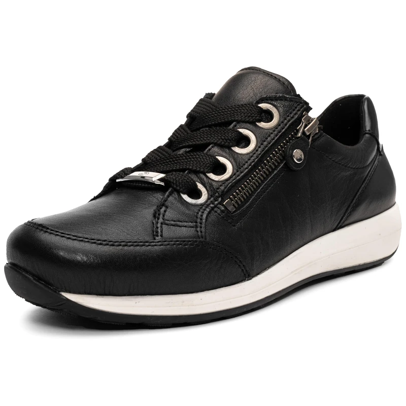 ARA Women’s Osaka 1234587 Low-Top Sneakers, Black (Schwarz 01), 2.5 UK - Image 1