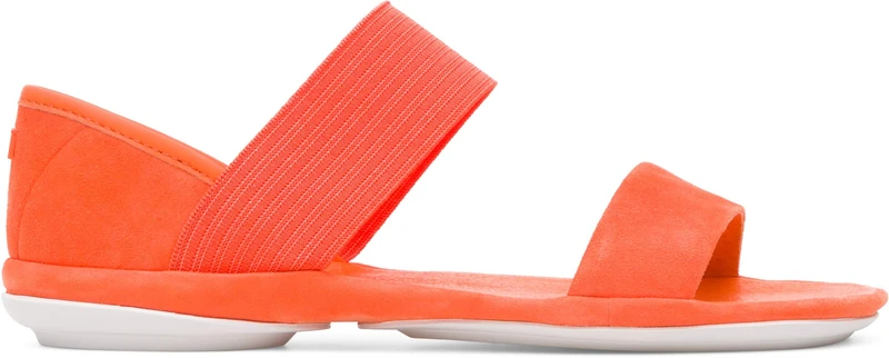 Camper Women's Right Nina Open Toe Sandals, Orange (Medium Orange 810), 3.5 UK