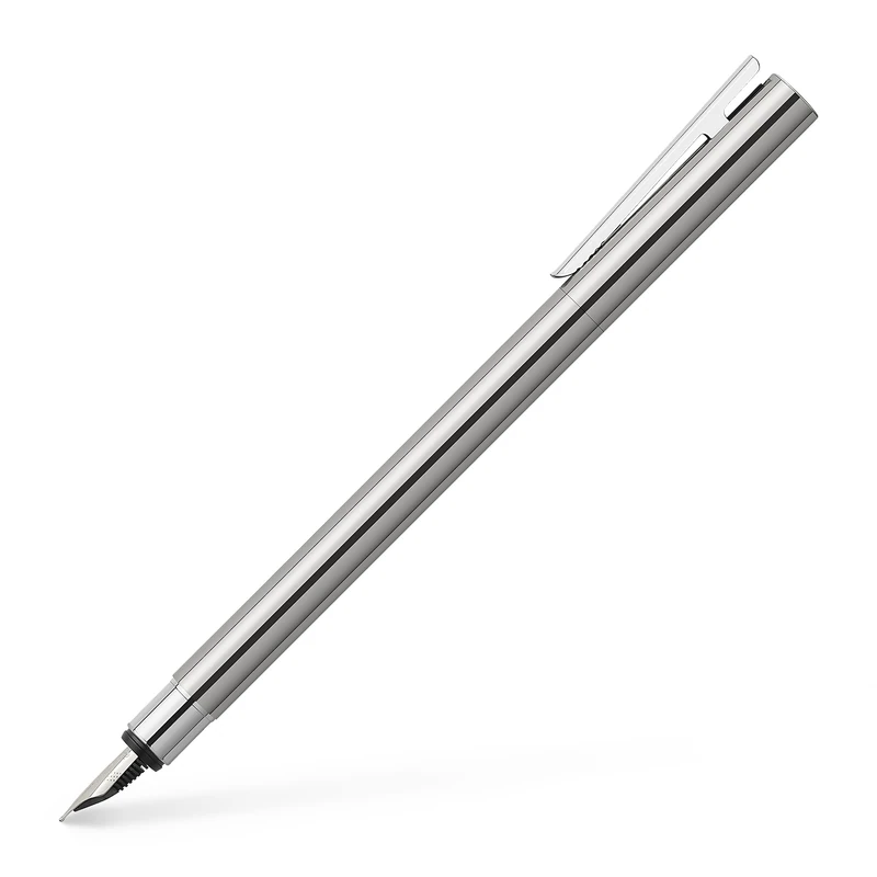 Faber-Castell 342000 Neo Slim Stainless Steel M Fountain Pen