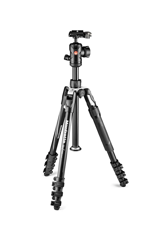 Manfrotto MKBFRLA4B-BHM Befree Advanced 2N1 Travel Tripod with Monopod, Lever Lock, Tripod bag, Plate and Ball Head included for Canon, Nikon, Sony, DSLR, CSC, Mirrorless, Up to 9 kg, Aluminium