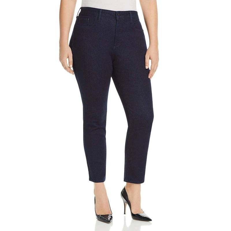 NYDJ Women's Plus Size Sheri Slim Jeans, Rinse, 18W
