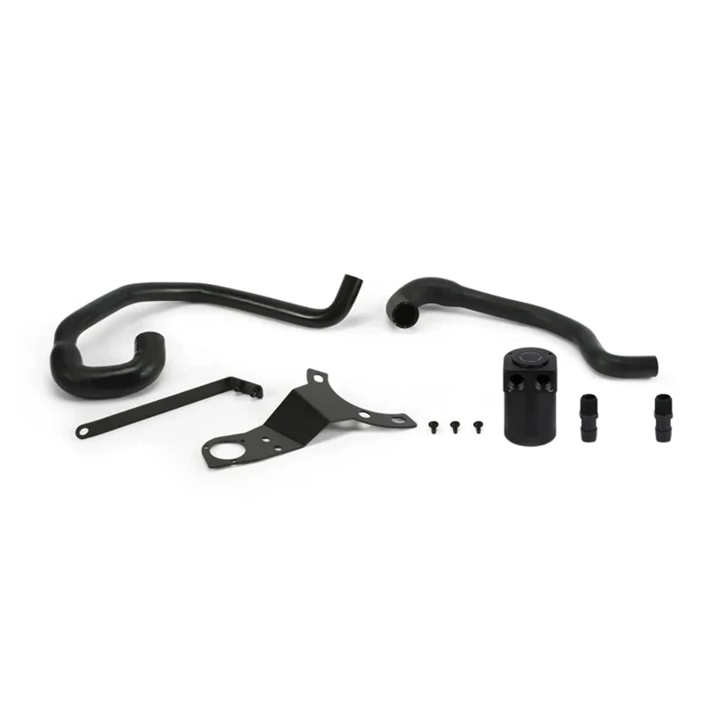 Mishimoto MMBCC-N20N26-12CBE2 Baffled Oil Catch Can CCV Side Compatible With BMW N20 N26 2012+ Black