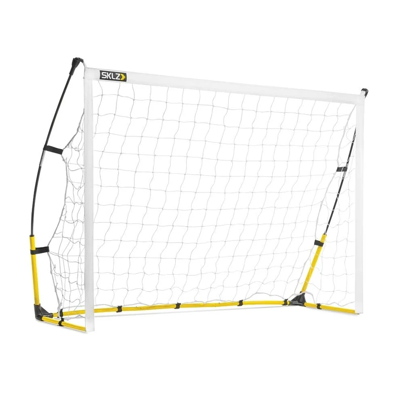 SKLZ Quickster Soccer Goal, Sets Up in Under 2 Minutes, Ultra-Durable Design for High-Intensity Training, Lightweight and Portable - Ideal for Youth and Elite Players, Easy Storage, 1.8m-1.2m Size