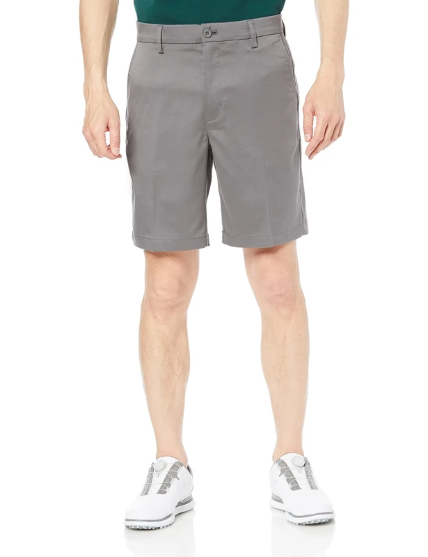 Amazon Essentials Men's Classic-Fit Stretch Golf Shorts (Available in Big & Tall), Grey, 34W