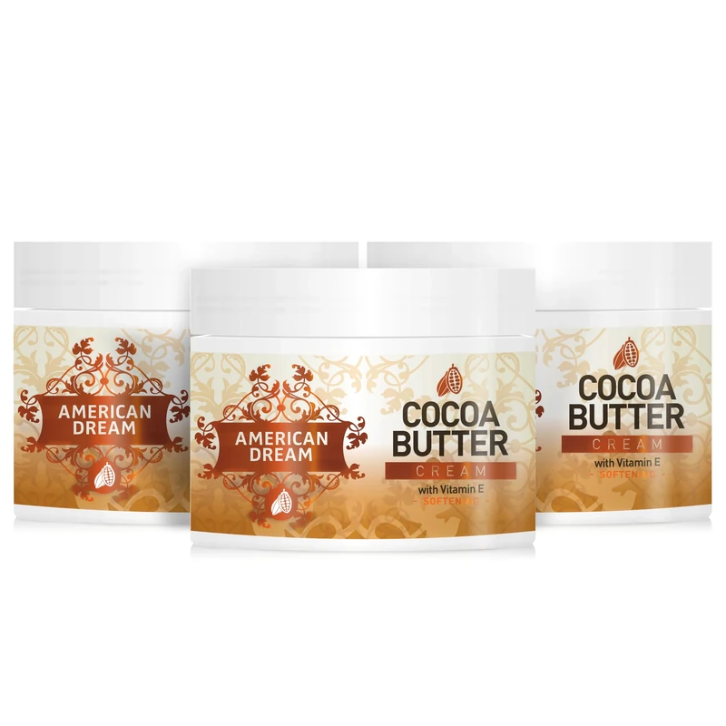 American Dream Cocoa Butter Body Cream 500ml - Pack of 3