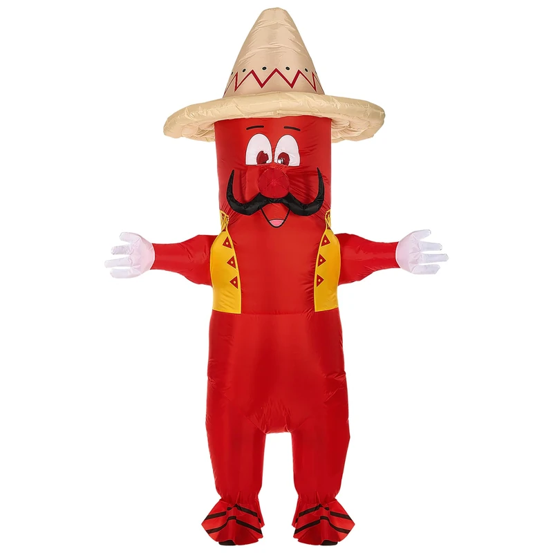 Widman Inflatable Mexican Chilli Pepper - Adult Fancy Dress Costume
