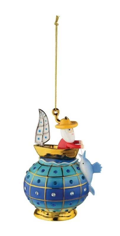 Alessi MJ16 12 Home Ornament, porcelain, Multicolor, One size