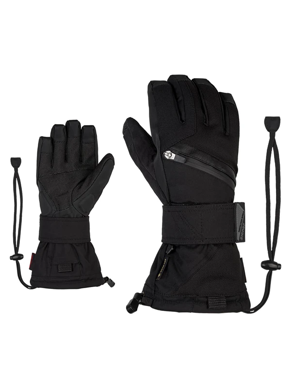 Ziener Adult MARE GTX Gore Plus Warm Glove SB Snowboarding Gloves, Black (Black HB) 9