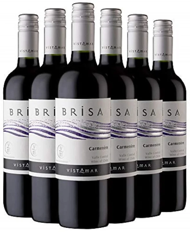 Vistamar Brisa Carmenere Red Wine, 75 cl, Case of 6