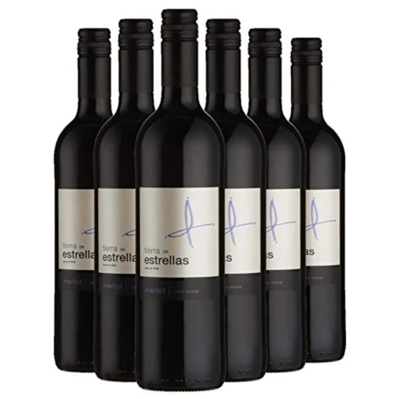 Tierra De Estrellas Merlot 2017 Red Wine, 75 cl, Case of 6