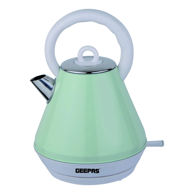 Geepas 2200W 1.7L Cordless Electric Kettle Power Cord Storage Base And Anti-Pull Design, Boil-Dry Protection, Easy Handling with Auto Shut Off – 2 Years Warranty
