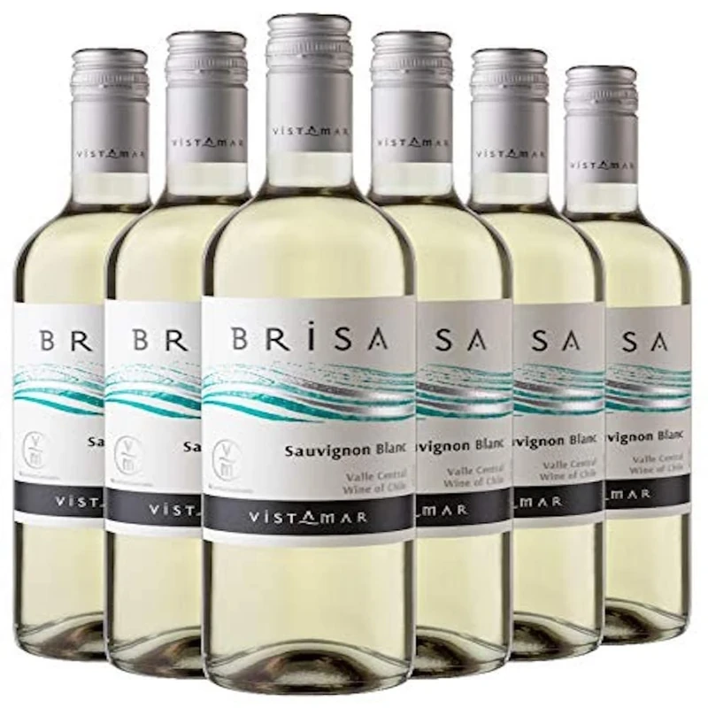 Vistamar Brisa Sauvignon Blanc White Wine, 75 cl, Case of 6