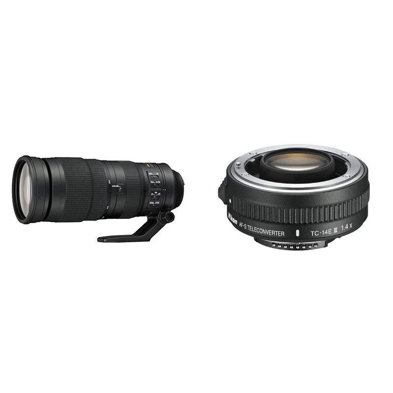 Nikon 200 - 500 mm Lens + TC-14E III AF-S Teleconverter