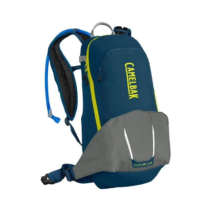 CAMELBAK Unisex Adult M.U.L.E. LR 15 Hydration Backpack, Gibraltar Navy/Sage Grey, 100 oz