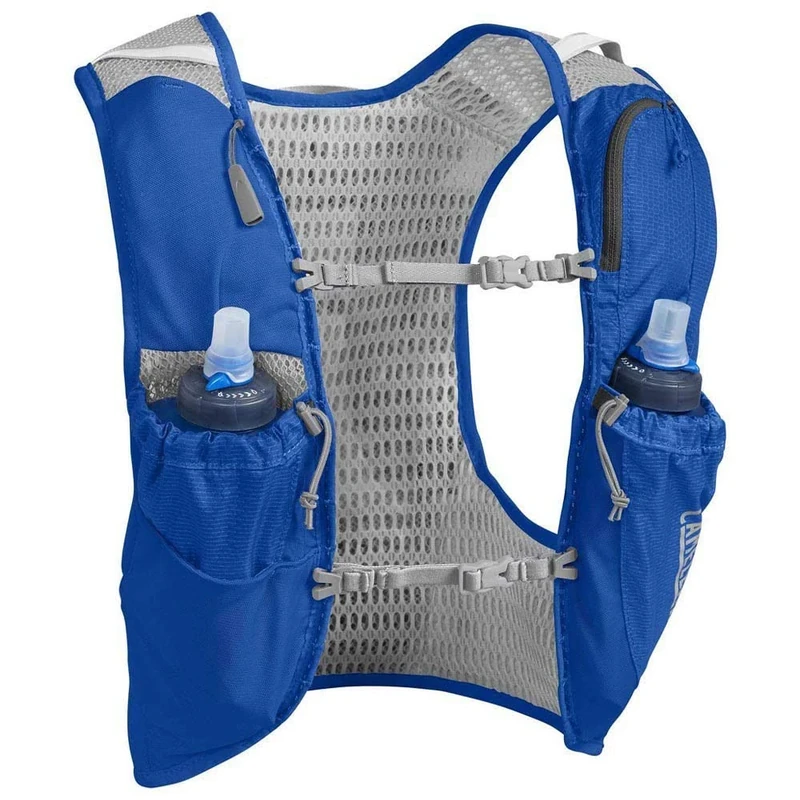 CAMELBAK Ultra Pro 7 Litre Hydration Vest with 2 Quick Stow 500ml Flasks - Nautical Blue/Black - Small