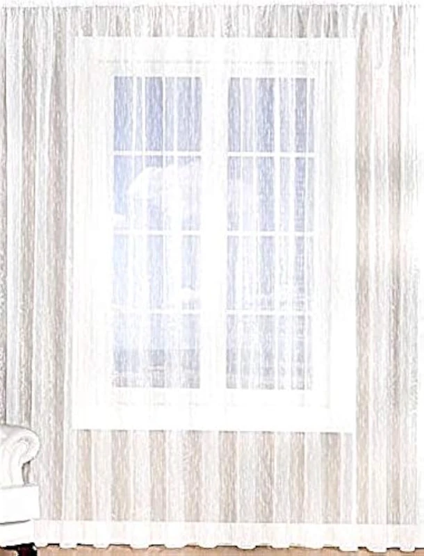 Gardininenstube 4251618405480 Sable Effect Store Pleated Tape Window Treatments, 1: 2, 5, 145 x 250 cm White
