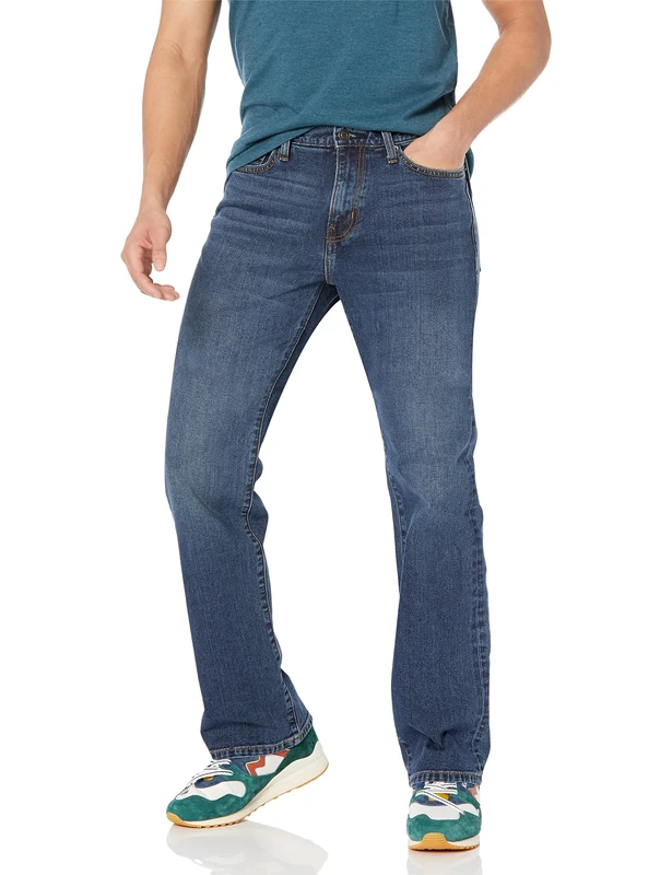 Amazon Essentials Men's Bootcut Jeans - Medium Wash 28W 28L