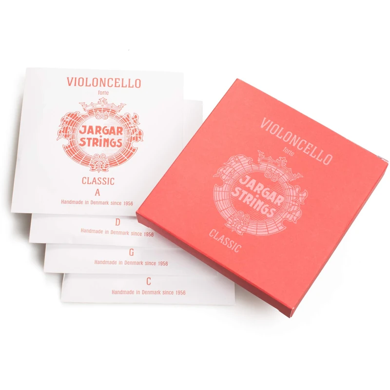 Jargar Classic Chrome Steel - 4-string set - Cello strings - Forte - String gauge 60.3kp