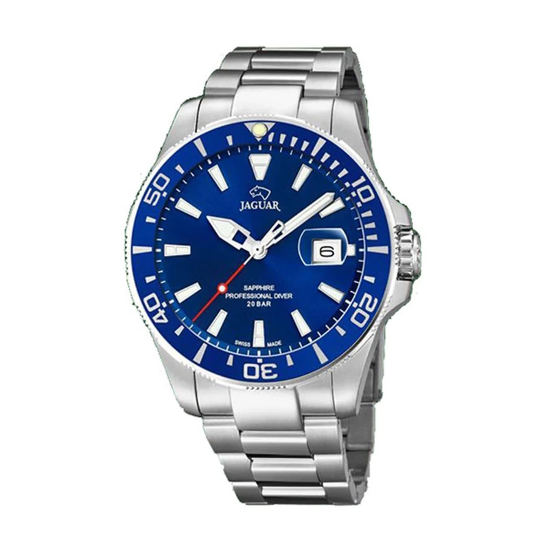 JAGUAR J860/C Executive Collection Watch 43.5 mm Blue with Steel Strap for Men
