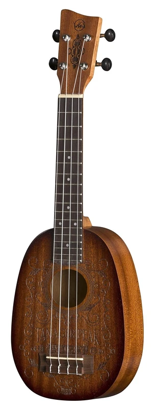 GEWA Pineapple Sopran ukulele Manoa K-PA-Whisky Sapelli silk Matt finish with Gig Bag