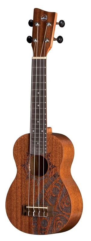 GEWA Sopran ukulele Manoa KT-SO-INCA Sapelli Inca silk Matt finish, with Gig Bag