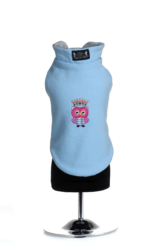 Trilly Tutti Brilli AdrianoazzXXS Adriano Sweatshirt with Thermal Application XXS, Blue