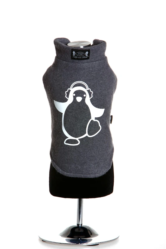 Trilly Tutti Brilli Crassogris.XS Crasso Sweatshirt with Vinyl Application, XS, Dark Grey