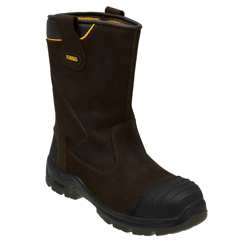 DEWALT MILLINGTON 9 Millington Brown Non-Metallic/Lightweight/Waterproof Rigger Boot, Size 9 UK