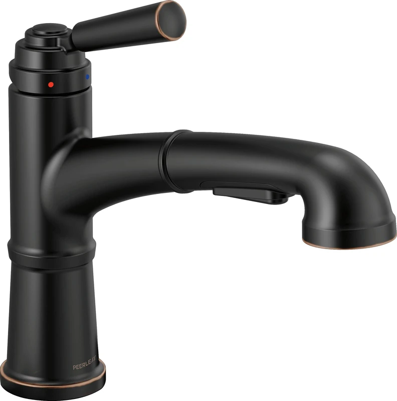 Peerless P6923LF-OB Westchester Pull-Out Kitchen Faucet Single Handle, Oil Bronze