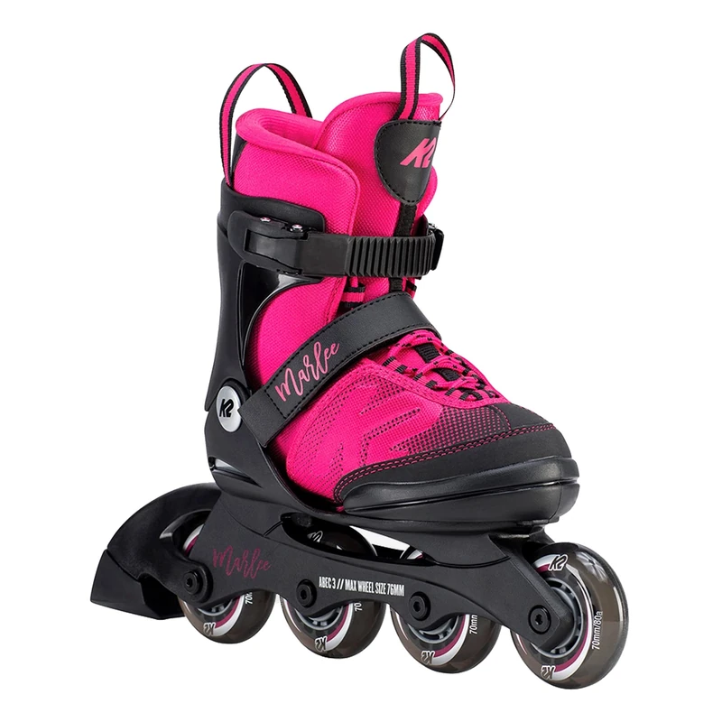 K2 Skate Youth Marlee Inline Skates, Magenta, 11-2