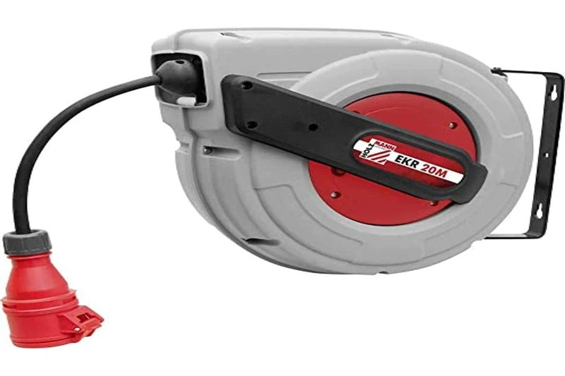 Holzman n Maschinen EKR20M_400V Cable Reel 20.00 m Black