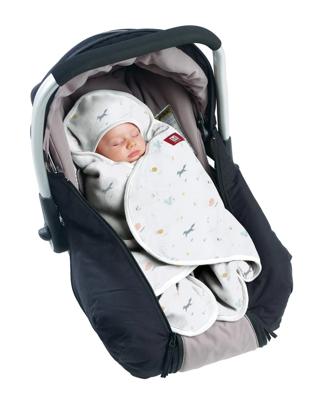Red Castle 0836178 Babynomade Double Fleece Blanket White - Image 1