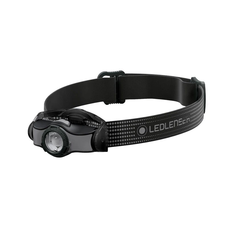Ledlenser MH3 - Battery Powered LED Head Torch, Super Bright 200 Lumens Headlamp, Camping, Fishing, Hiking Equipment, Rechargeable Work Head Torch, Up to 35 Hours Running Time